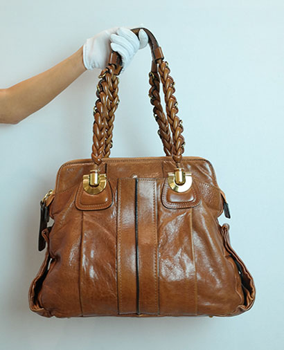 Heloise Shoulder Bag, &pound;250, Handbags, Tan, Leather, Front view